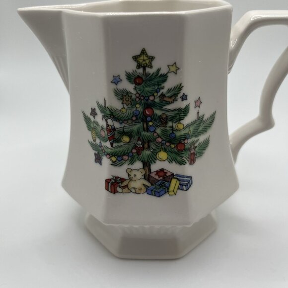 Vintage Nikko Christmastime Octagon Creamer Replacement Piece Christmas Tree - Picture 2 of 8